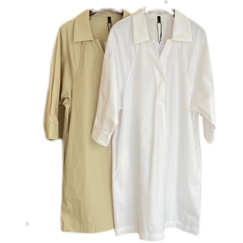 

LANMREM New Women Shirt Turn-down Collar Single Breasted Temperament Loose Fit Fashion Tide Summer 2021 2P2431