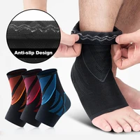 sport ankle support compression elastic high protect ankle bandage football safety running foot weights cuffs straps equipment