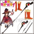 KonoSuba благословение Бога на этот чудесный мир коносуба мегумин плащ платье униформа наряд Хэллоуин аниме косплей костюм реквизит
