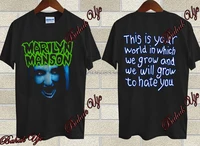rare marilyn manson vintage t shirt black 1994 tour rock vtg sz s 2xl