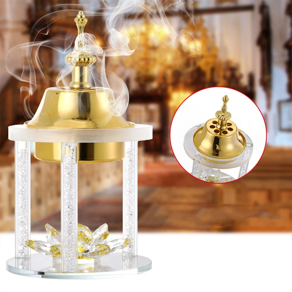 

Crystal Incense Burner High end Home Decor Handmade Party Gift Burner