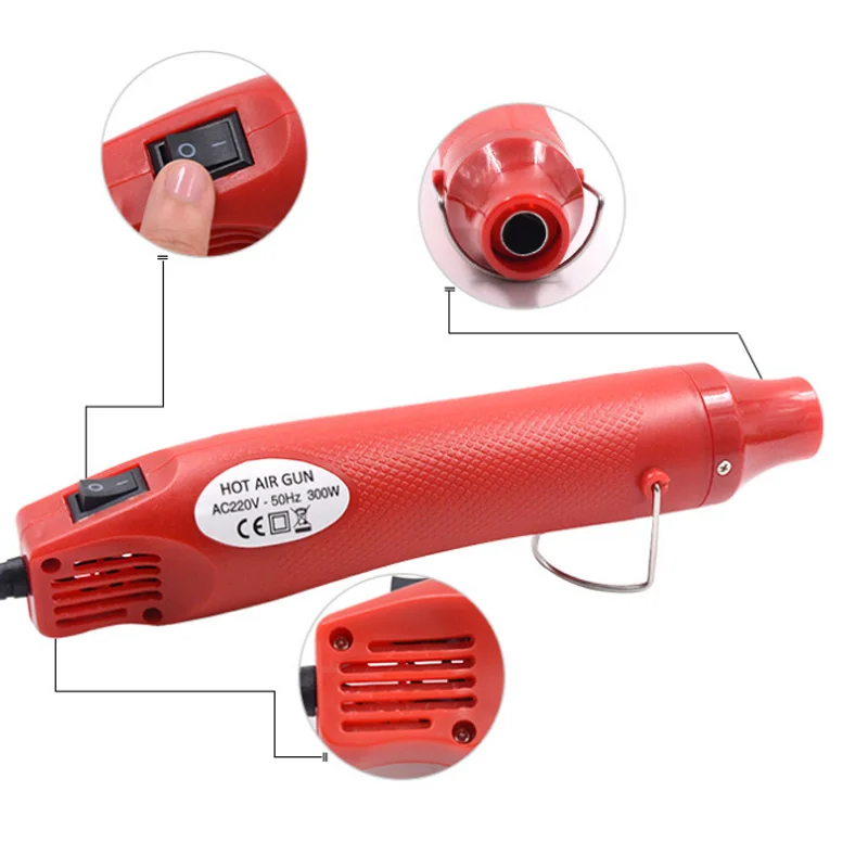 220 В 300 Вт тепловой пистолет Электрический Электроинструмент термовоздушный