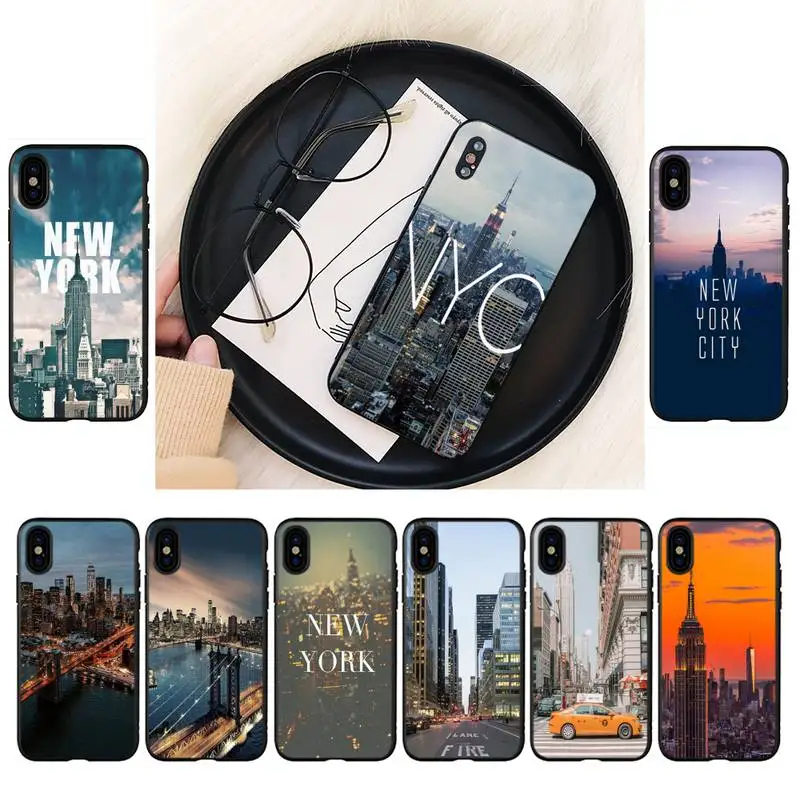 

YNDFCNB NYC NEW YORK city landscape Phone Case For iphone 13 8 7 6 6S Plus 5 5S SE 2020 12pro max XR X XS MAX 11 case