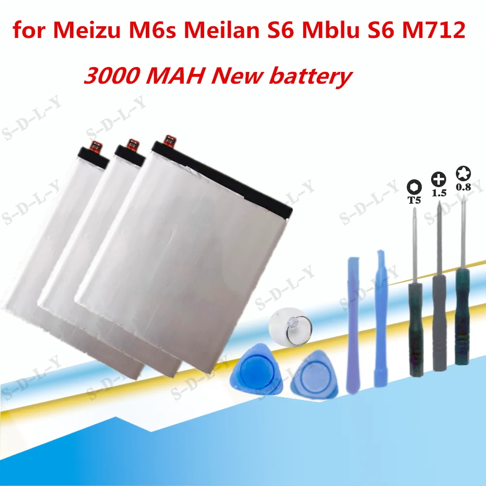

BA712 Meizu M6s Meilan S6 Mblu S6 M712Q/M/C M712H, + + , 3000