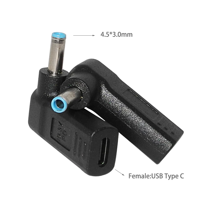 Переходник USB C Type мама на 4 5*3 0 мм папа для Hp Chromebook Stream specpavilion Envy Elitebook адаптер