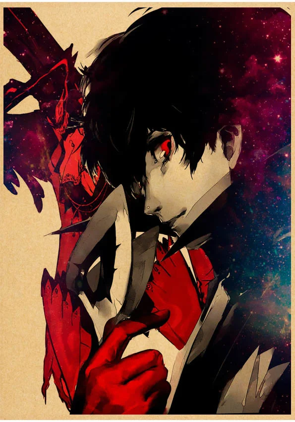 Настенные постеры Persona 5 настенные обручальные бумажные мусульманские украшения
