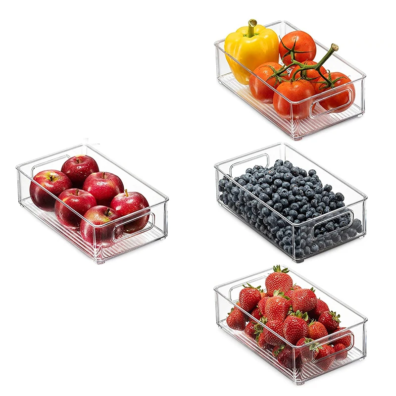 4 шт./упаковка складные пищевые корзины с ручками|Бутылки банки и коробки| |