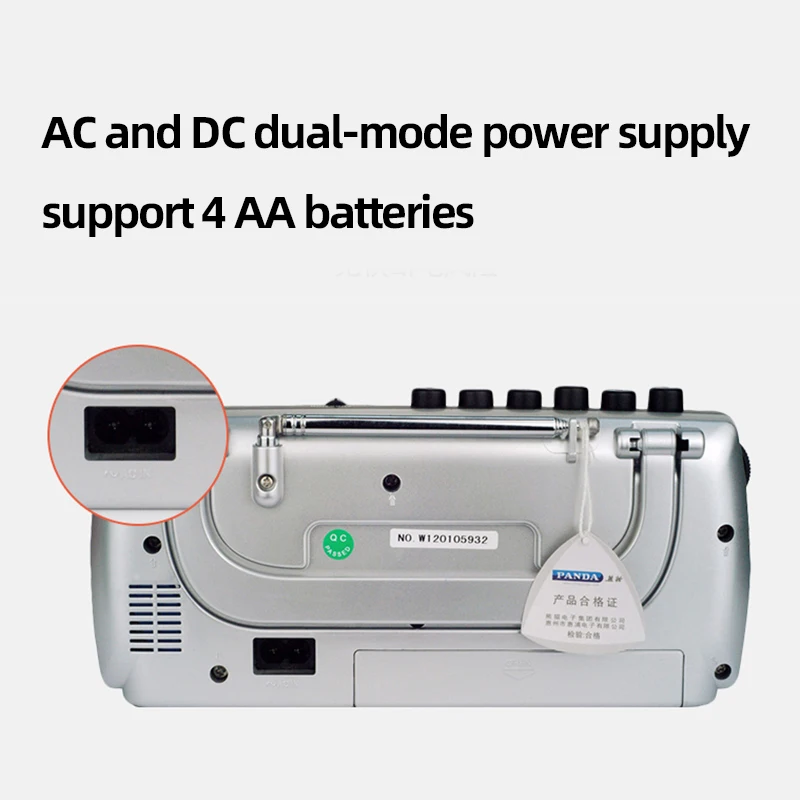 Портативный кассетный плеер магнитофон Walkman музыкальный динамик FM MW радио для