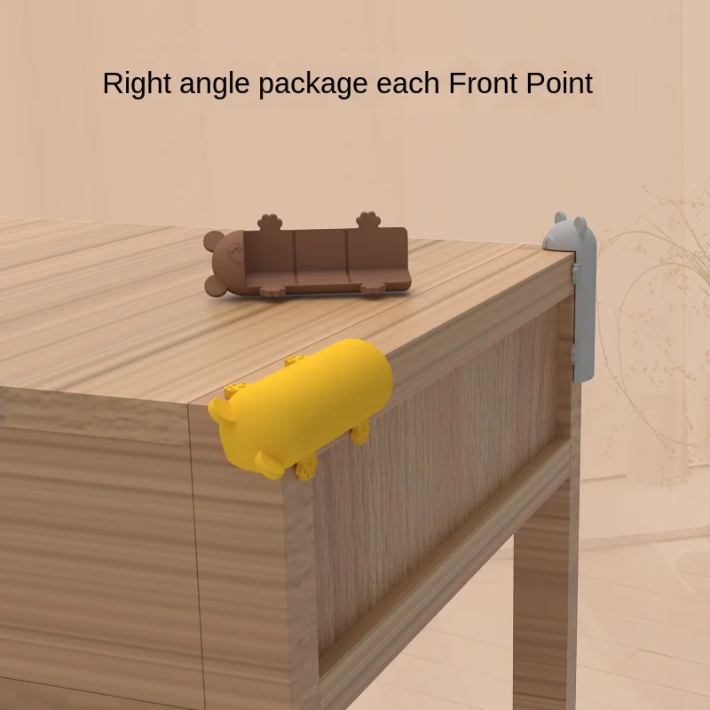 Conjunto de 4 unids/set de cubierta de protecci&oacute;n de seguridad para beb&eacute;, protecci&oacute;n de esquina de mesa, protecci&oacute;n para ni&ntilde;os, borde de muebles-1