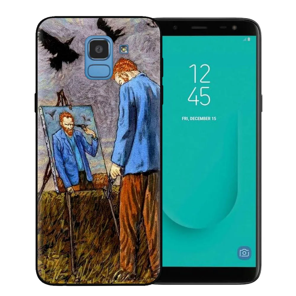 Черные силиконовые чехлы для телефонов Samsung J3 J5 J7 2017 J4 J6 Plus 2018 Note 10 Pro чехол с