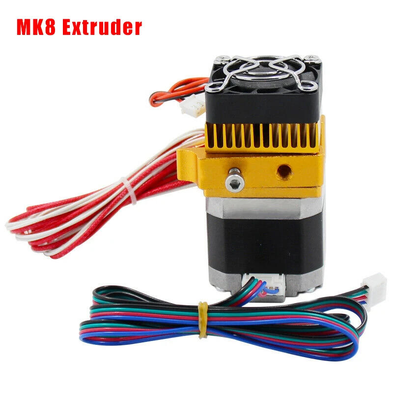 

1pc Extruder Kit MK8 Nema17 For Prusa I3 Reprap 3D Printer Accessory 12V