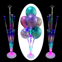 1set 7 tube balloon holder balloons stand column confetti balloon kids birthday party baby shower wedding decoration supplies