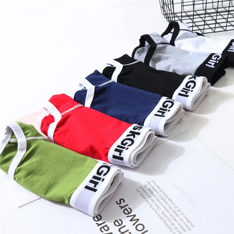 Женские трусы для мальчиков модные трусики нижнее белье фитнеса мягкие