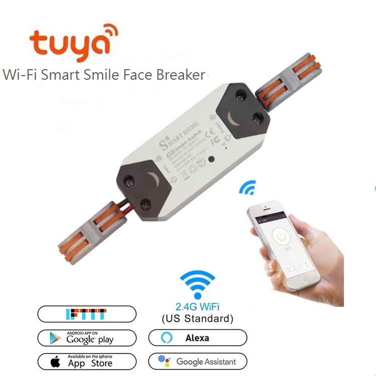 DIY wifi переключатель умный выключатель wifi базовый DIY переключатель домашней автоматизации google home совместимый Alexa совместимый, приложение Smart life sup