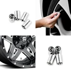 Колпачки для воздушных стеблей автомобильных шин, 4 шт., круглые колпачки для клапанов автомобильных шин для Mazdas 5, 6, 323, 626, RX8, 7, MX3, MX5, Atenza, Axela, автомобильные аксессуары