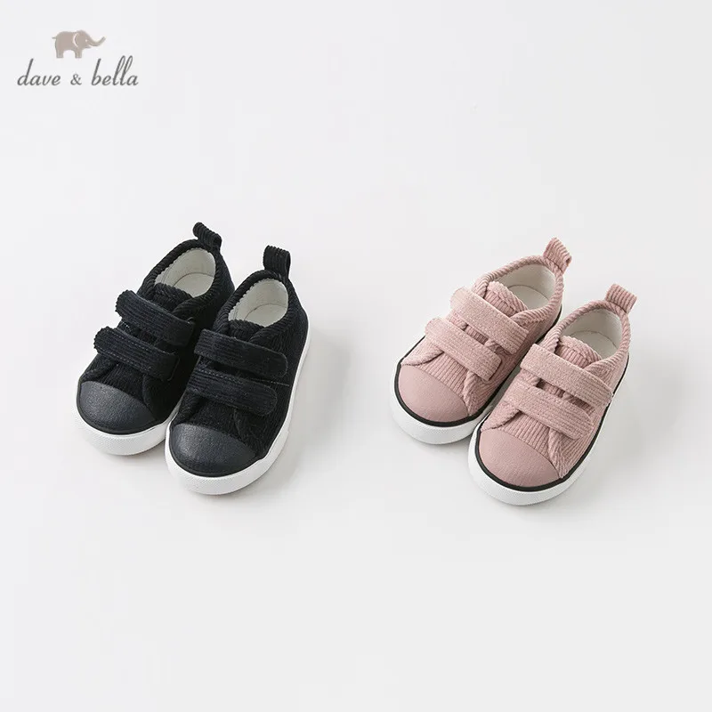 DB10953 Dave Bella весна осень унисекс детская парусиновая обувь новорожденный девочка