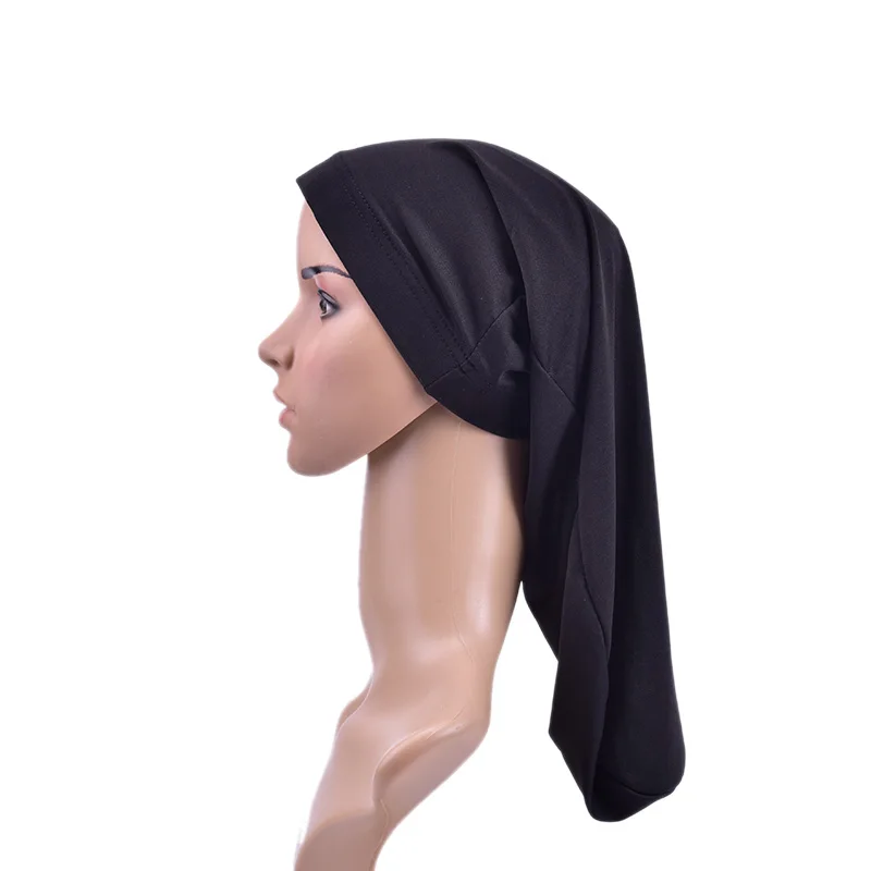 Ночная шапка для женщин и мужчин черный коричневый длинный носок волос шапочки