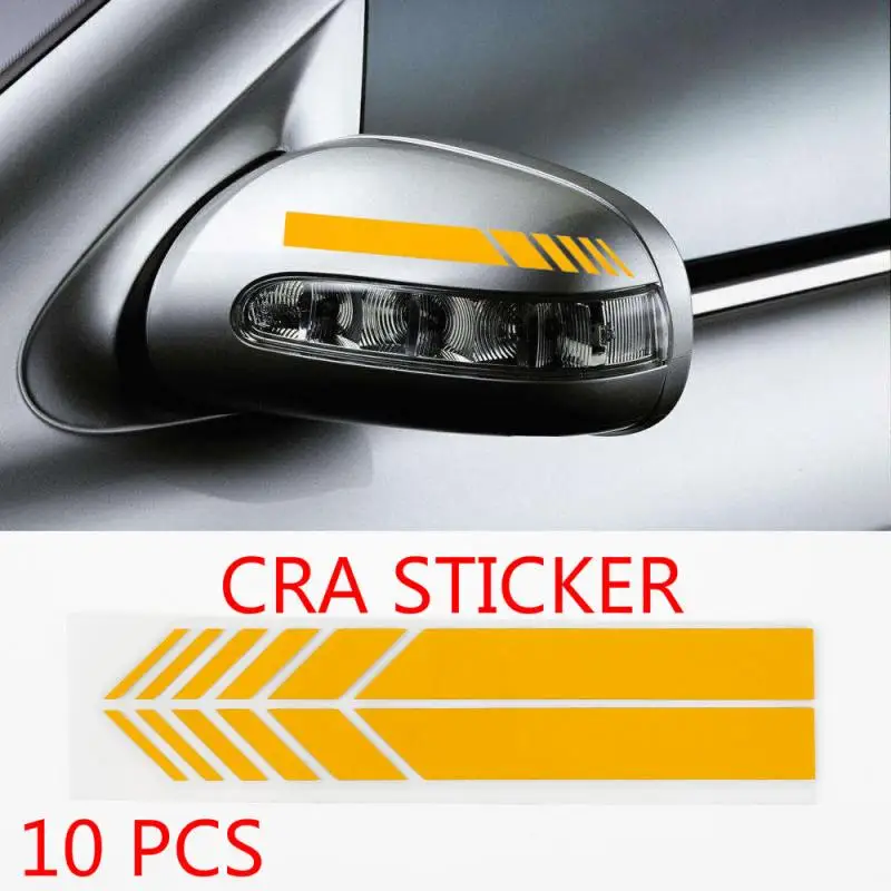 10 шт. полосы На боковые зеркала заднего вида автомобильные Наклейки для Bmw E60 F30