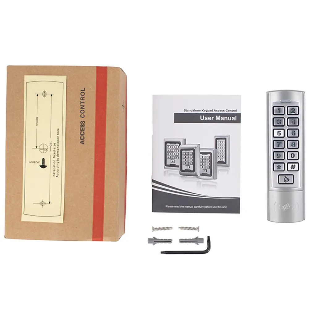 

N1 Metal Access Control Machine Fingerprint Password Key Lock Access Control Standalone Machine Biometric Electronic Door Lock