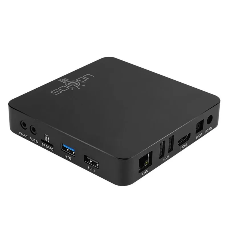 ТВ приставка UGOOS AM6/AM6 PRO 4 Гб DDR4 32 ПЗУ Amlogic S922X Android 9 0 2 4G Wi Fi 1000 м LAN BT 4K HD