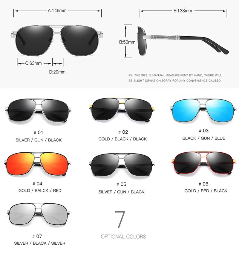 Женские поляризационные солнцезащитные очки TEWEXUA винтажные квадратные для