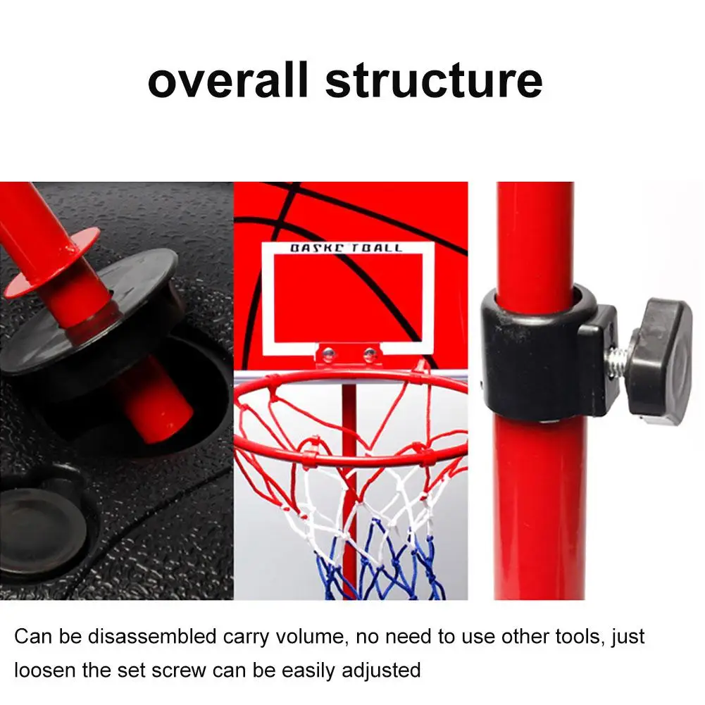 Баскетбольный обруч с регулируемой высотой детская спортивная тренировочная
