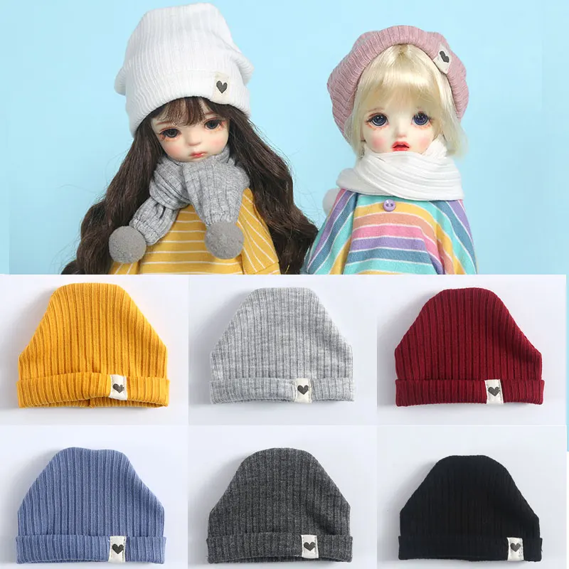 BJD кукла 1/4 1/6 30 см/45 см шапка ярких цветов Модная вязаная и шарф аксессуары