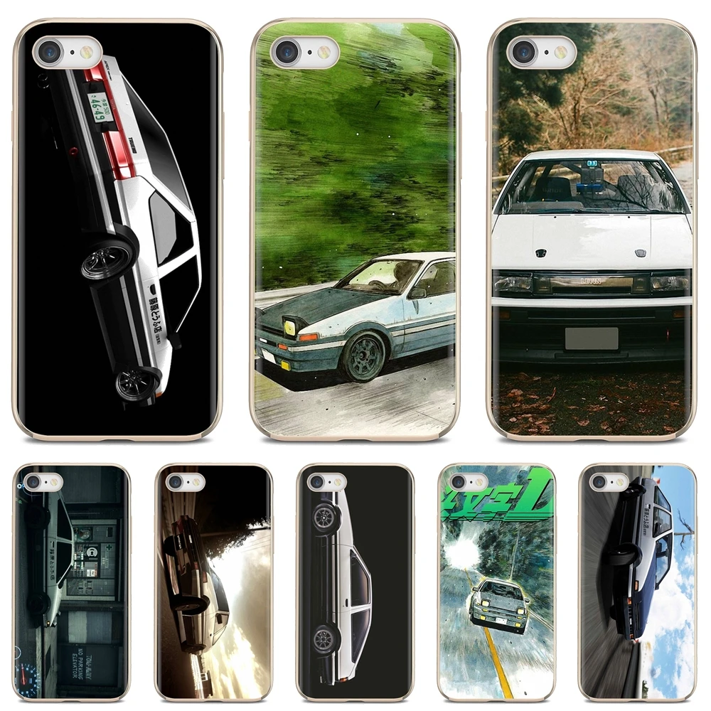 Чехол из ТПУ с японским рисунком для iPod Touch iPhone 10 11 12 Pro 4S SE 5C 6 6S 7 8 X XR XS Plus Max 2020 Initial D