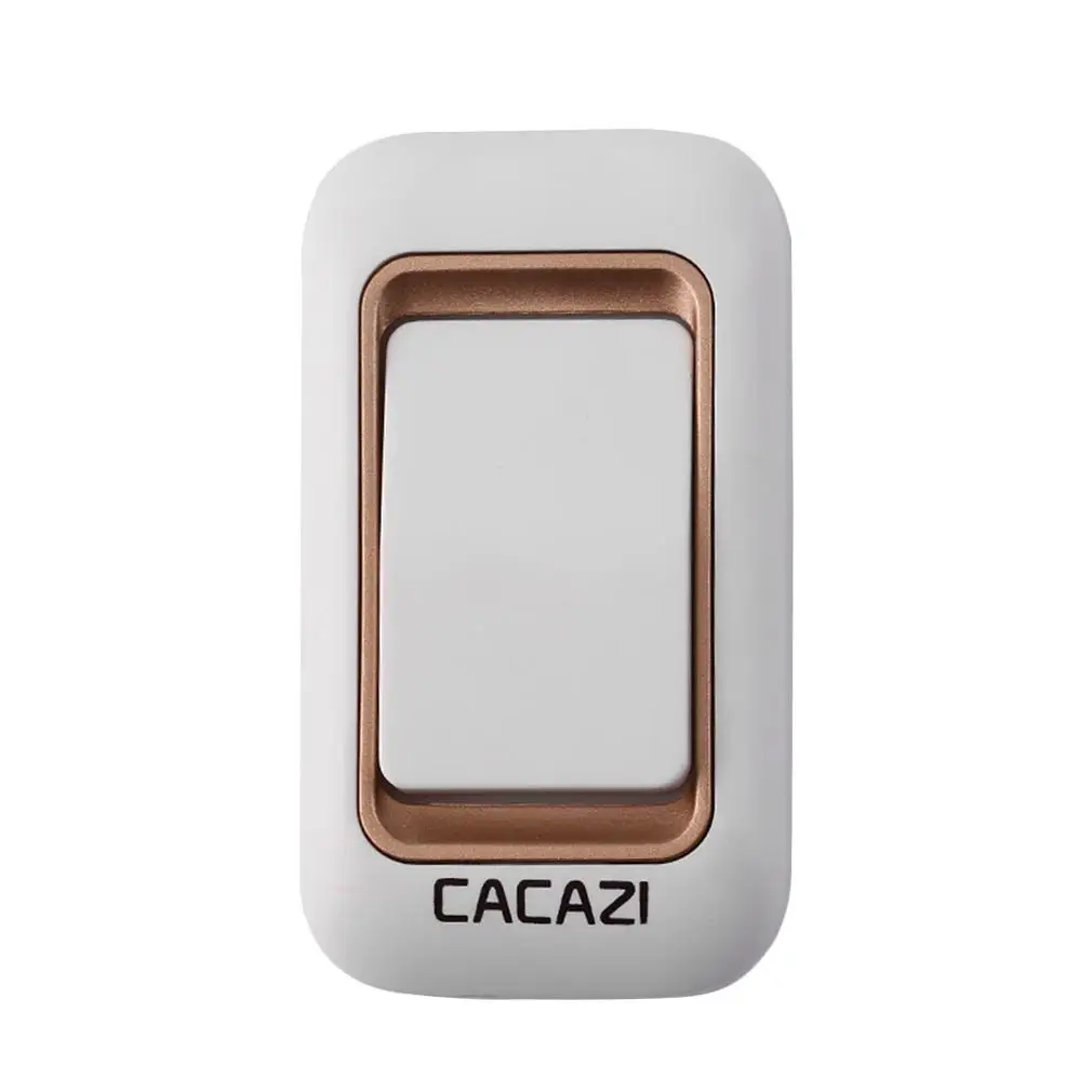 Подключаемый беспроводной дверной звонок AC дверное кольцо Водонепроницаемая