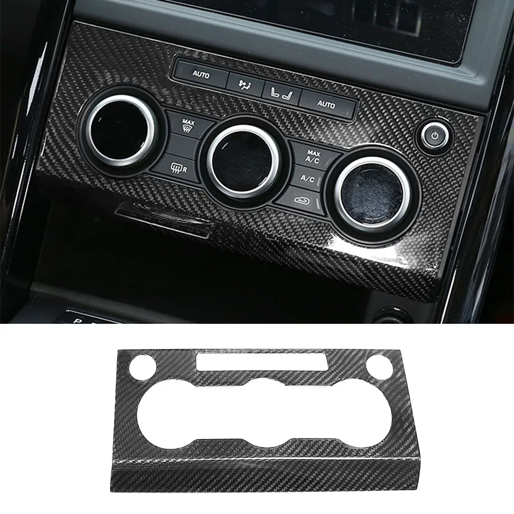 

Volume Panel Frame Decoration Covers Decal Trim Sticker for Land Rover Discovery 5 2017-2020 Car Accessories Carbon Fiber