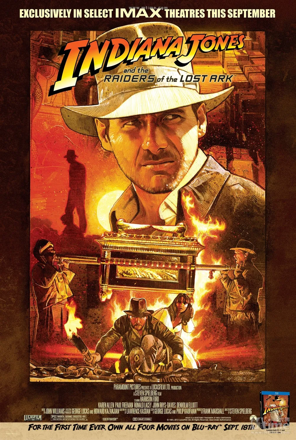 Картина из фильма 1981 Raiders of THE Lost Ark Silk постер декоративная стена живопись 24x36