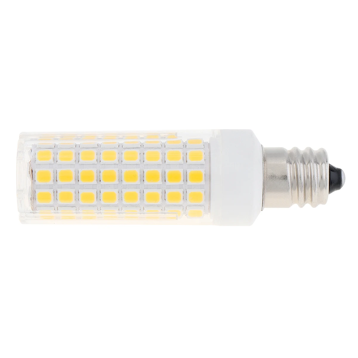 Диммируемая E12 110 в белый/теплый белый 102 светодиодов 2835 SMD 10 Вт силиконовая
