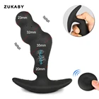 Большая Анальная пробка, вибрационная Анальная пробка, массажер простаты, секс-игрушки для мужчин, 18 анальных конусов, вибратор, анальные бусины, анальная пробка