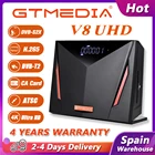 Новинка Gtmedia V8 UHD спутниковый ТВ-приемник 4K Ultra HD встроенный Wi-Fi H.265  кабель тюнер лучше, чем v8x v8 nova