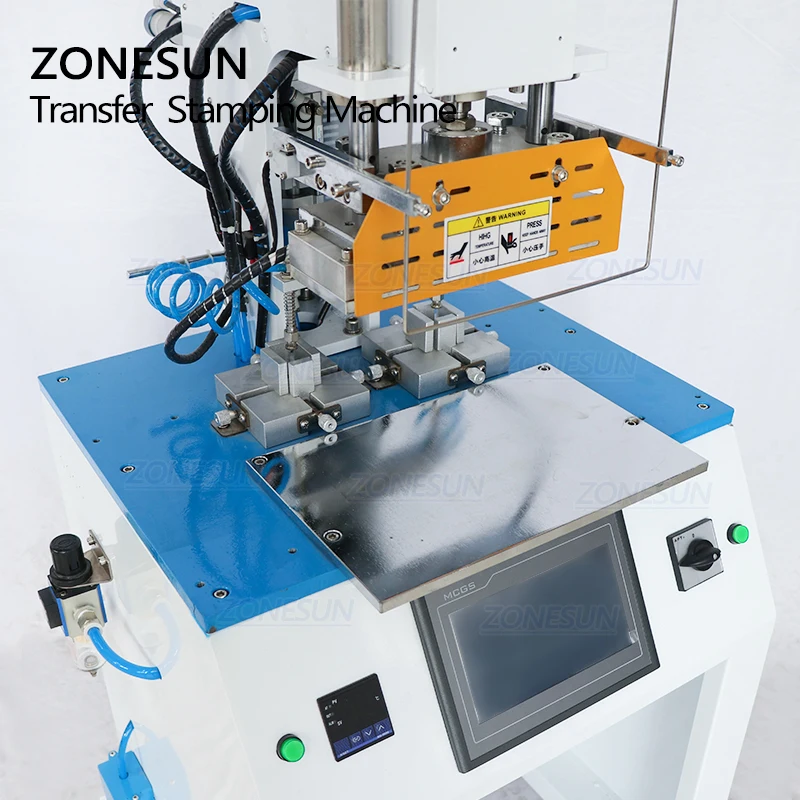 ZONESUN ZY-HTP-C 70*70 мм автомат для штамповки кожаного логотипа формовочная машина