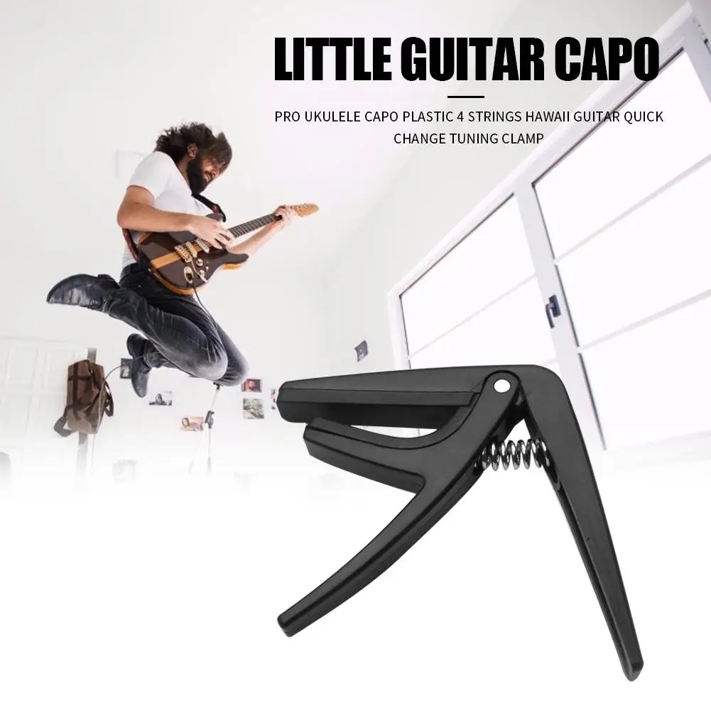 

4 Strings Ukulele Capo Plastic Professional Hawaii Guitar Quick Change Tuning Clamp Capos Musical Instruments Supplies