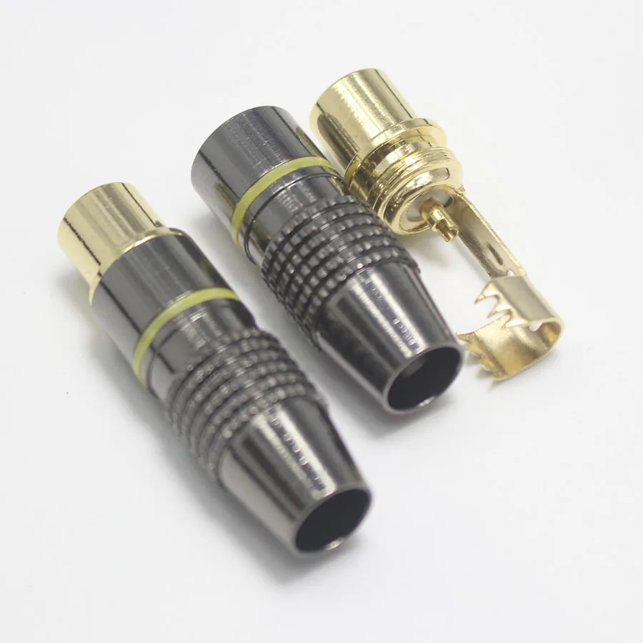 1 шт. Медный + алюминиевый корпус радиочастотный ТВ Штекер терминал антенный