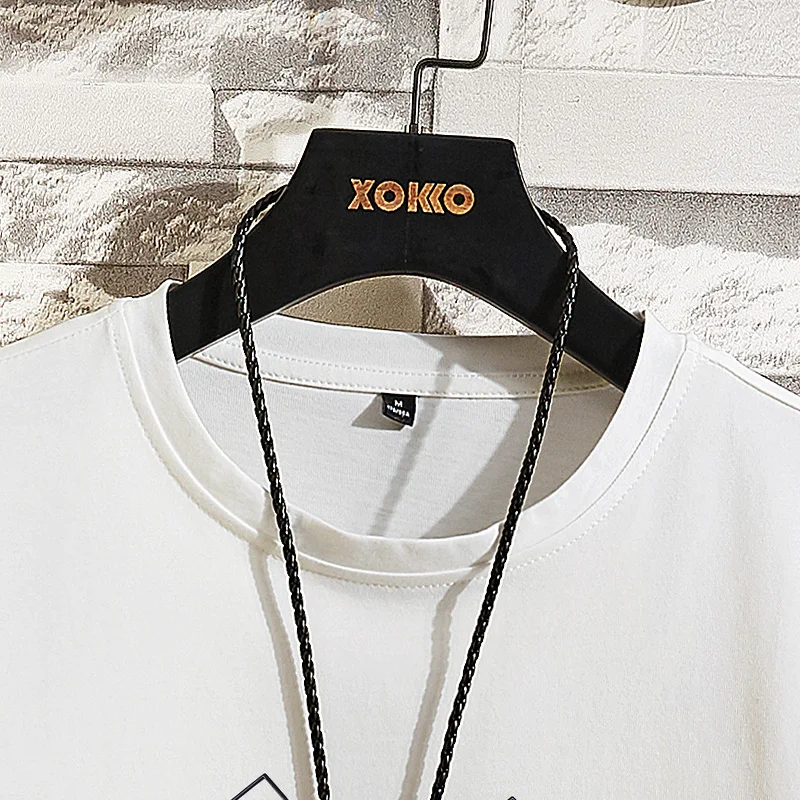 SingleRoad Мужская черная футболка для мужчин 2020 летние футболки с графикой большой