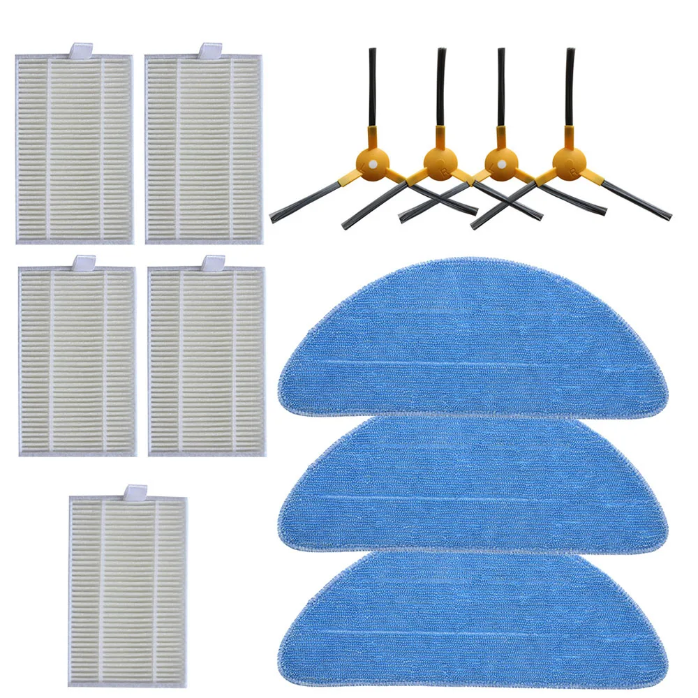 

Spare Parts Filter+Side Brush+Mop Cloth For ABIR X6 X5 X8 Robot Vacuum Cleaner Accessories Household Cleaning Parts