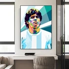 Постер Диего Марадона, Аргентина, футбол, звезды, Художественная Картина на холсте, настенная живопись, винтажная картина для украшения дома