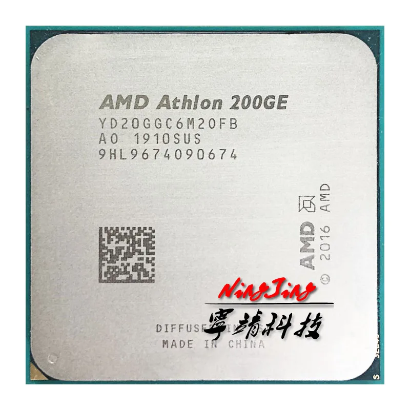 Материнская плата AMD Athlon 200GE CPU + ASUS PRIME A320M K Pumeitou DDR4 2666 МГц RAMs подходит для разъема AM4