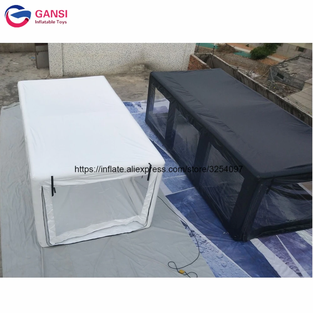 5x2 8x2 м белый надувной автомобильный тент для хранения Надувное покрытие гаража |