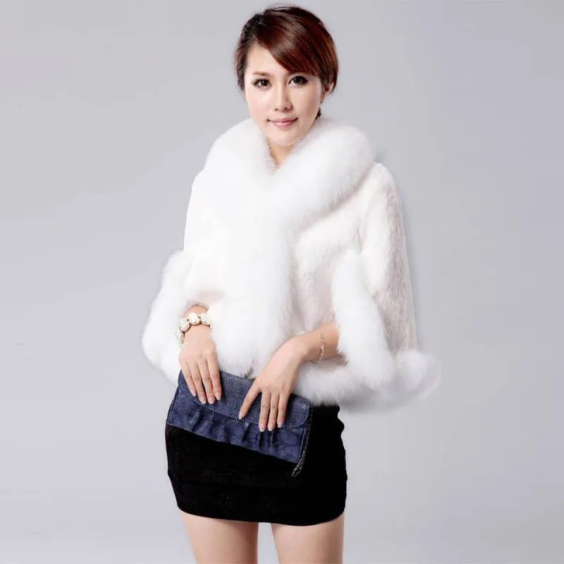 Женское пальто из искусственного меха новинка 2020 модная шаль плащ куртка черная