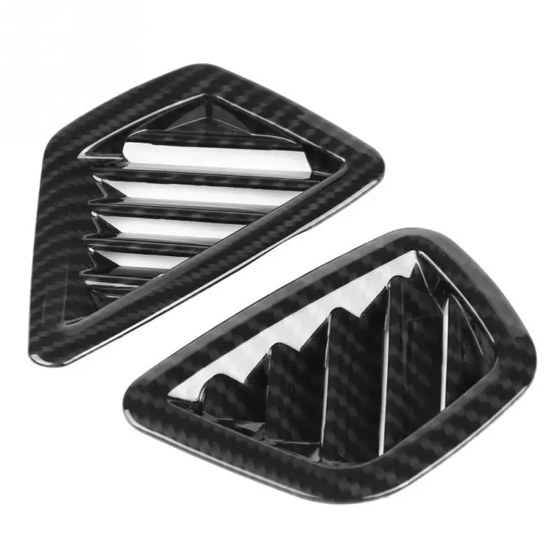 

2pcs Car Carbon Fiber Dashboard Air Condition Vent Outlet Cover Trim Frame for BMW 5 Series G30 2017-2018 Car Styling