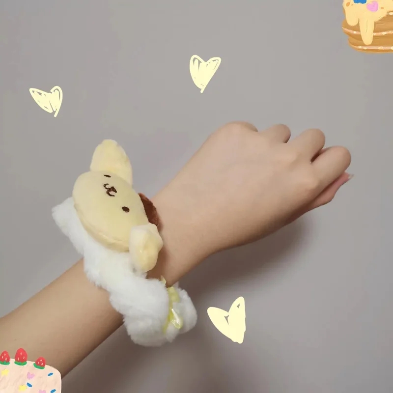 

Cartoon Elastic Hair Band Soft Kawaii Animal Plush Hair Rope Beauty Girls Women Hair Ties Rope Hair Accessories Animal Hairband