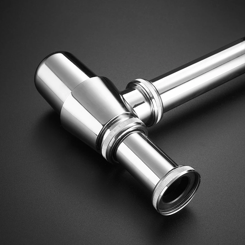 Ловушка для бутылок умывальника латунная сливная труба с регулируемой высотой