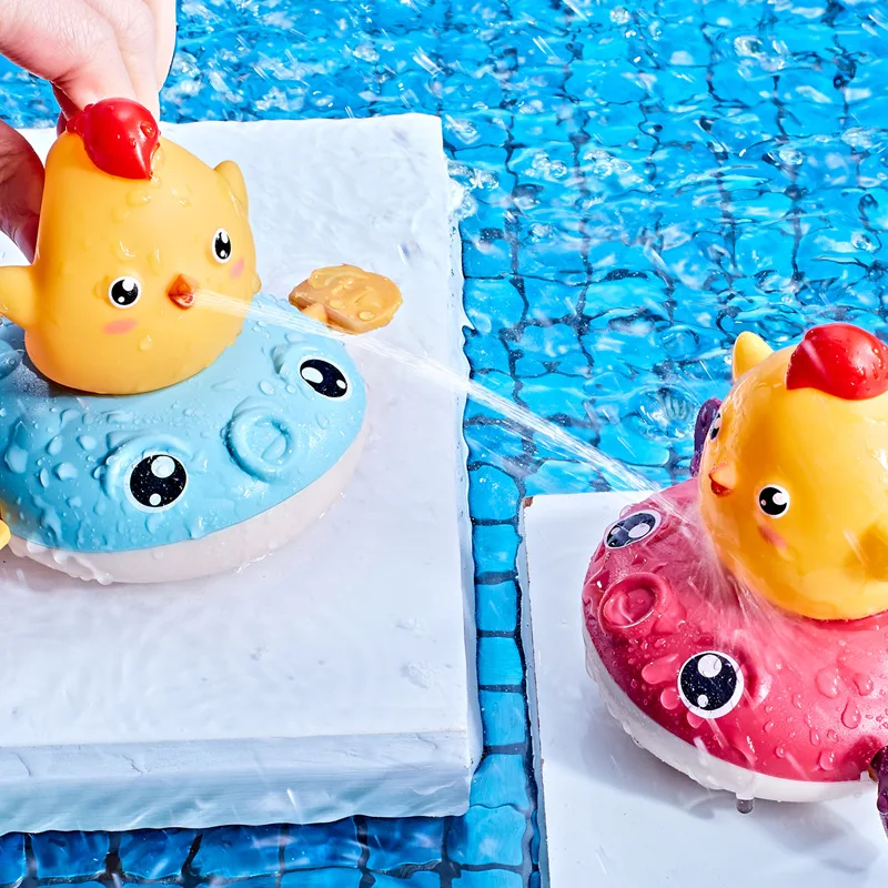 

Детские Игрушки для ванны с распылителем, можно измерить температуру, заводные игрушки для детей, детская игрушка для ванны, купания, подарк...