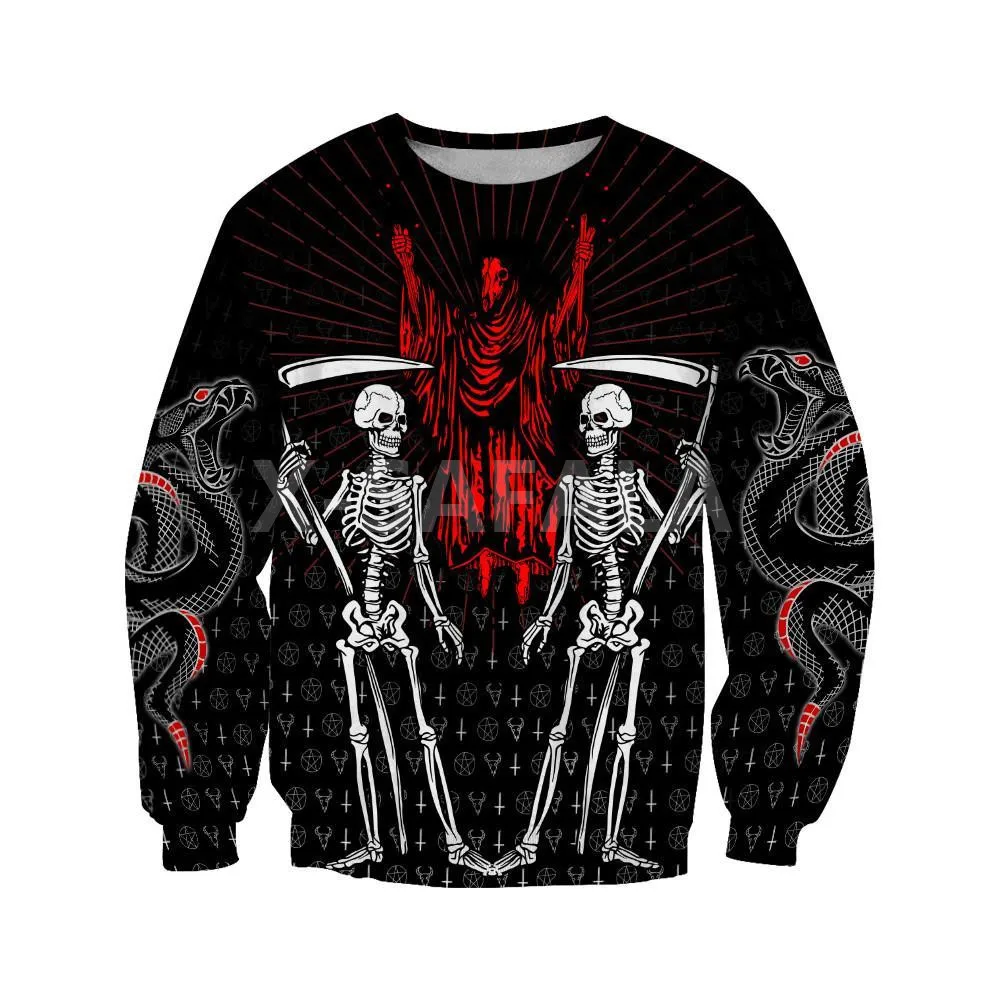 

Black Skull Viking Trippy 3D Print Size XS-7XL Hoodie Man Women Harajuku Outwear Zipper Pullover Sweatshirt Casual Unisex-3