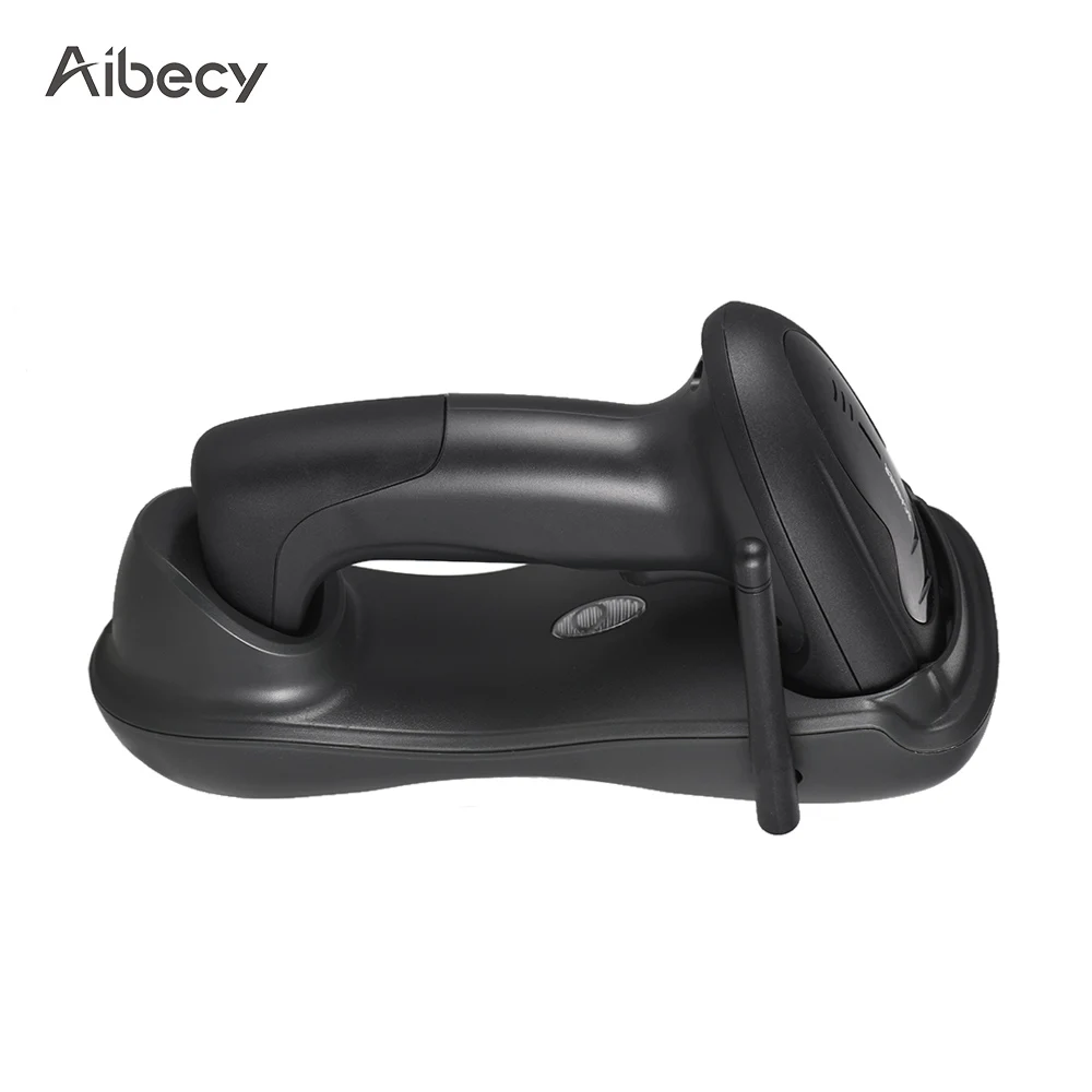 Беспроводной ручной сканер штрих кода Aibecy 433 м 1D CCD считыватель макс. 500 м/футов