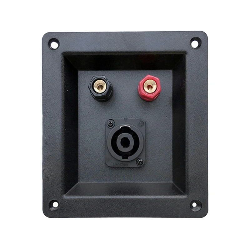 

2PCS Speaker Terminal Plate Double Binding Post Input Plate For Home Theater Car Speaker Sound Bar Studio Audio